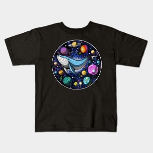 Psychedelic Whale Kids T-Shirt